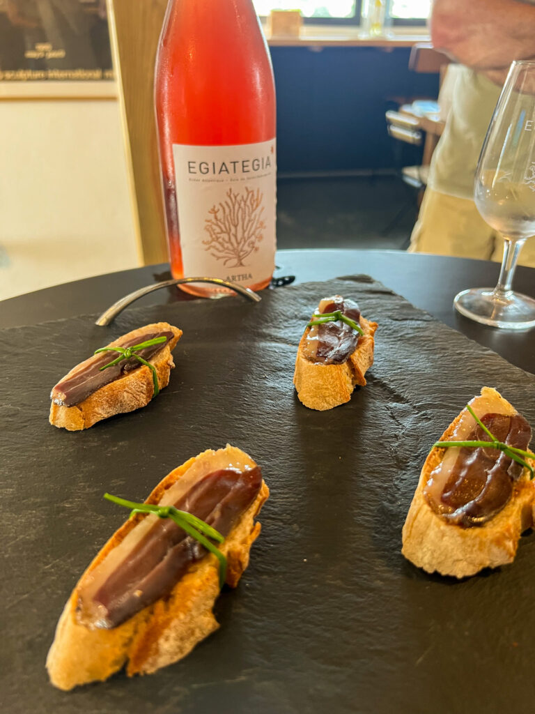 degustation pintxos egiategia artha rose