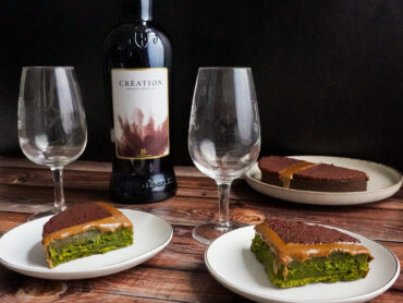 tarte au matcha banyuls accord