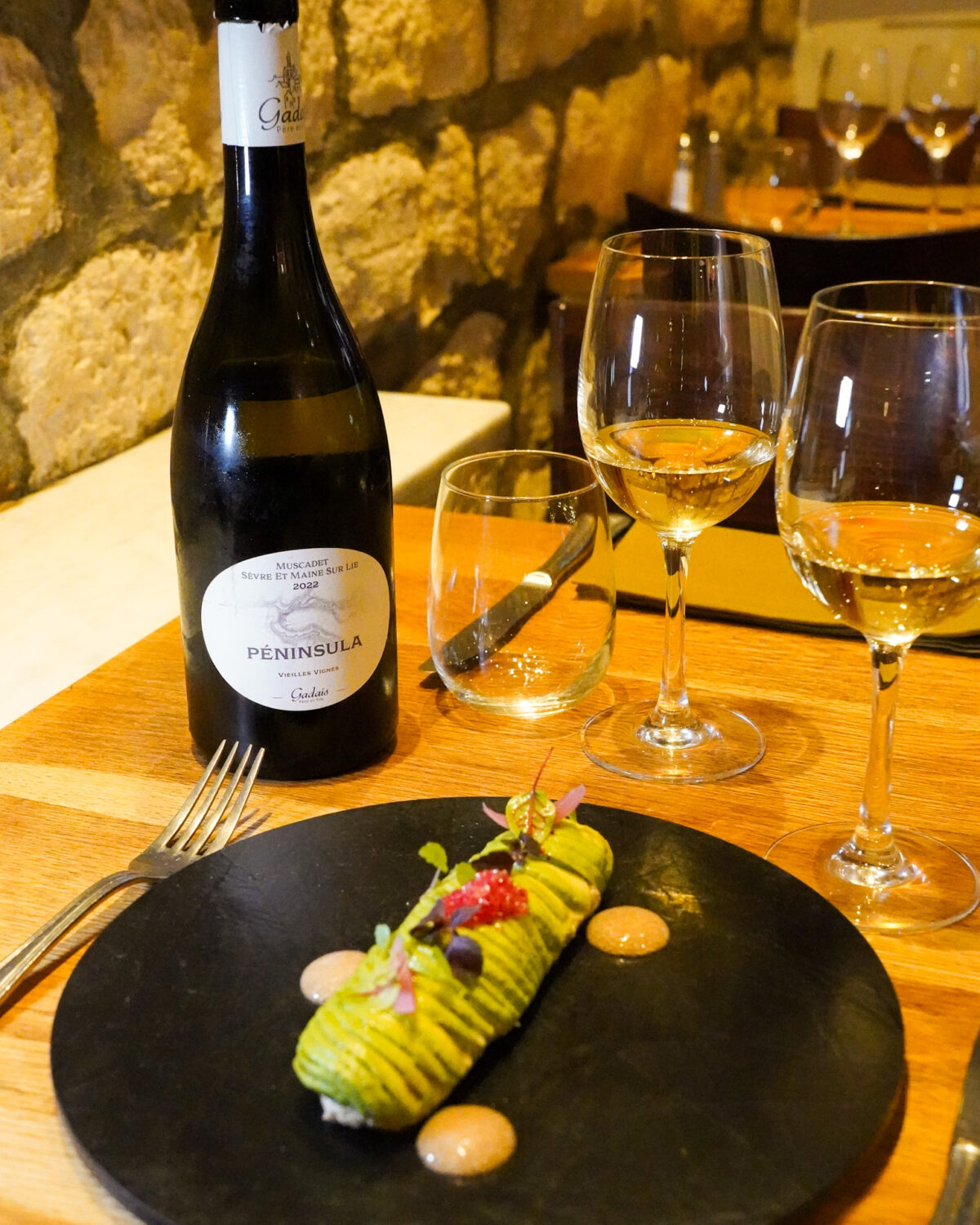 accord cannelloni avocat tourteau domaine du gadais