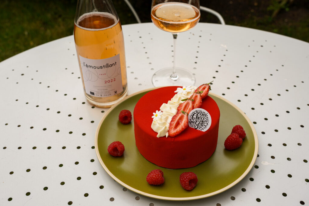accord emoustillant rose 2022 verre fraisier Emoustillant Rosé