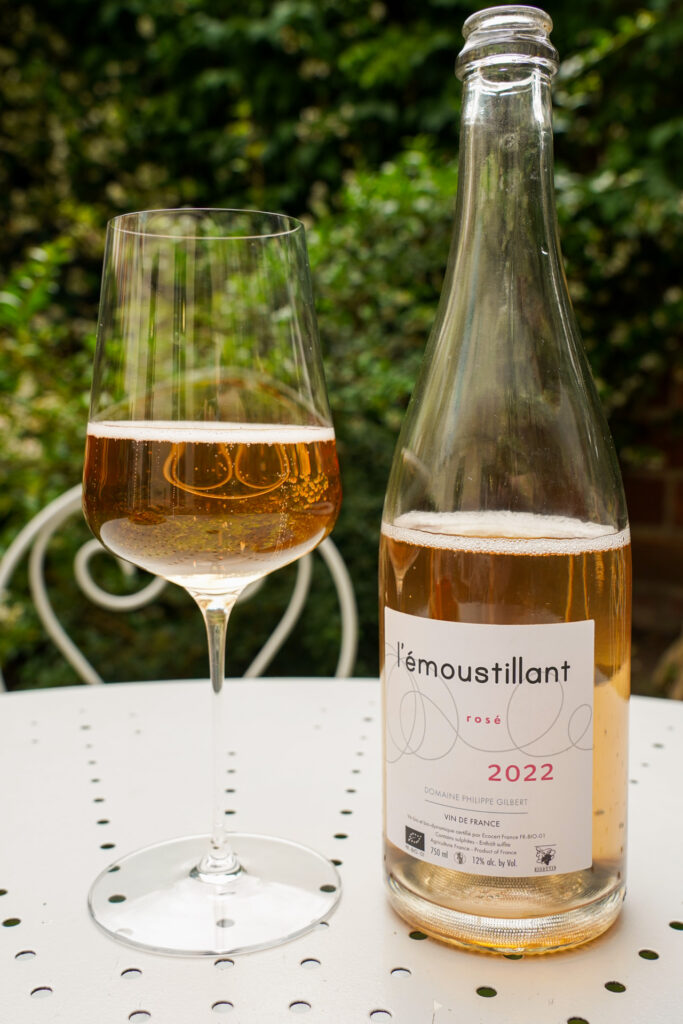 emoustillant rose 2022 verre jardin Emoustillant Rosé