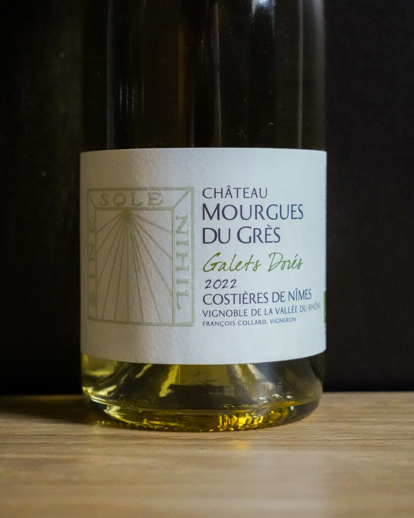 galets dores blanc chateau mourgues du gres château mourgues du grès