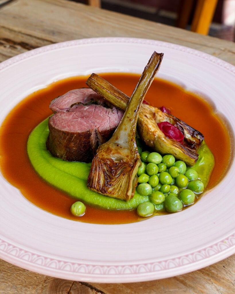 plat agneau la datcha restaurant la datcha