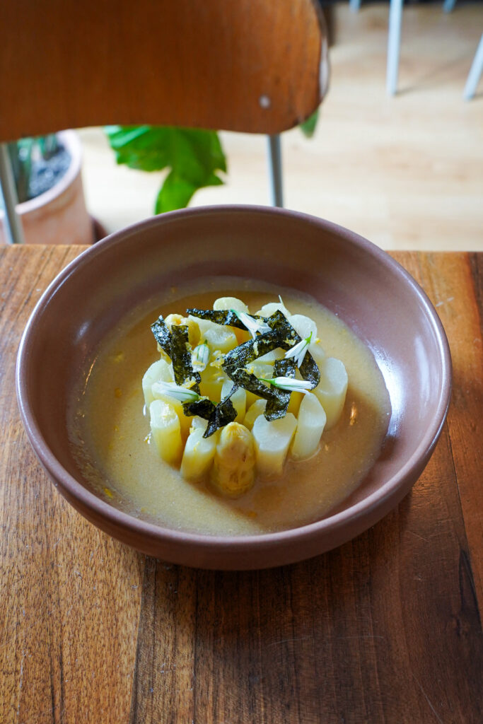 plat asperges blanches maison bogard