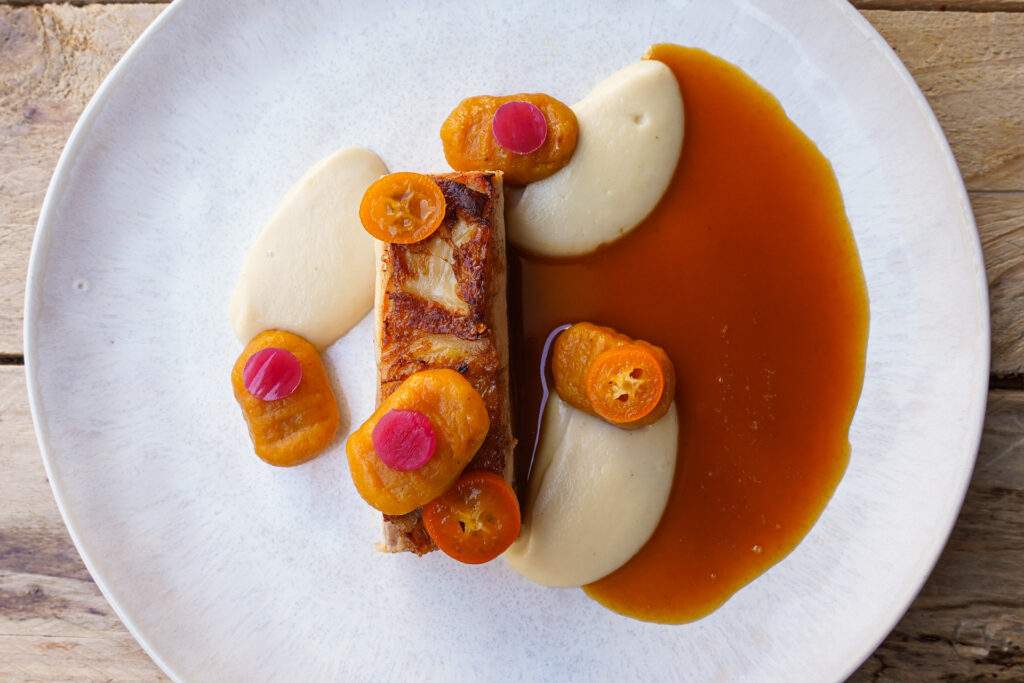 plat volaille gatinais restaurant la datcha