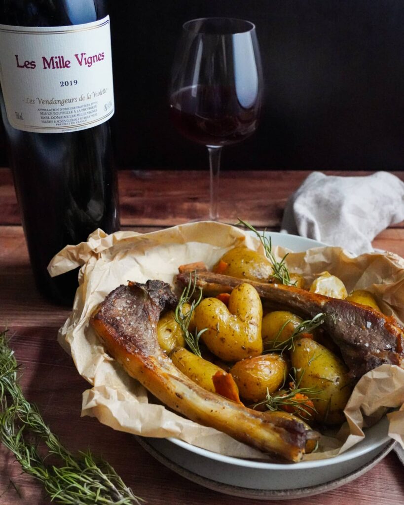 accord vendangeurs violette agneau les mille vignes