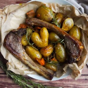 cotelettes agneau pommes terre les mille vignes