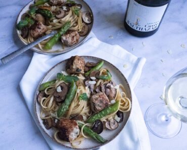 Accord Pierrick Harang linguine asperges Balthazar Viognier
