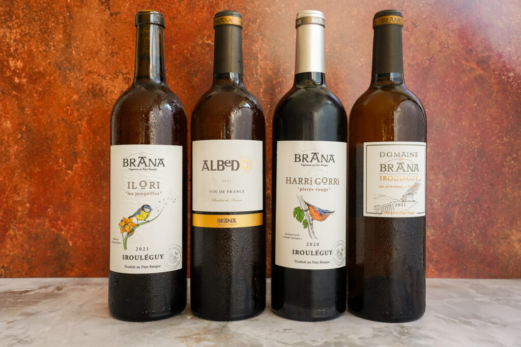 pays basque vins domaine brana aop Irouléguy