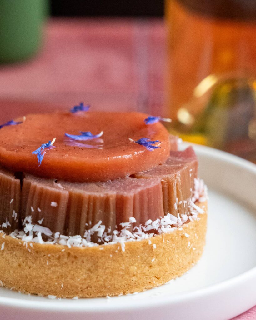 tartelette rhubarbe ortus Ortus