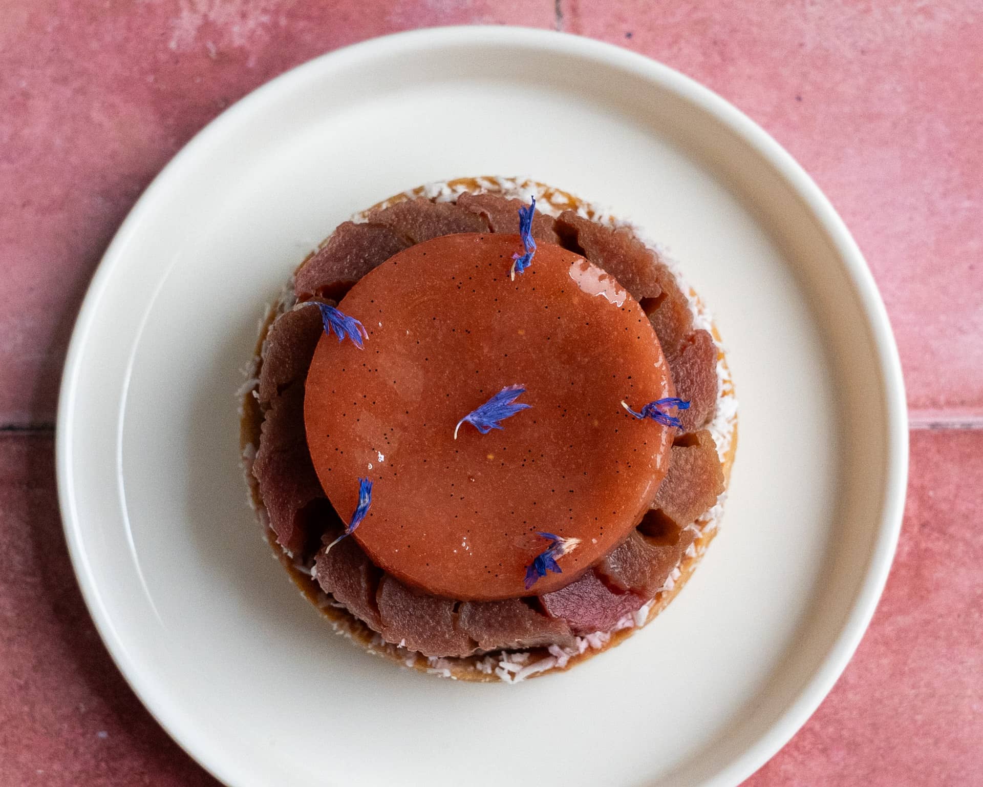 tartelette rhubarbe vanille sho kimura Ortus