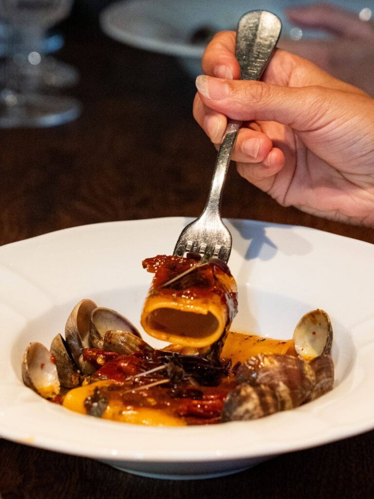 giuse pates palourdes giuse trattoria