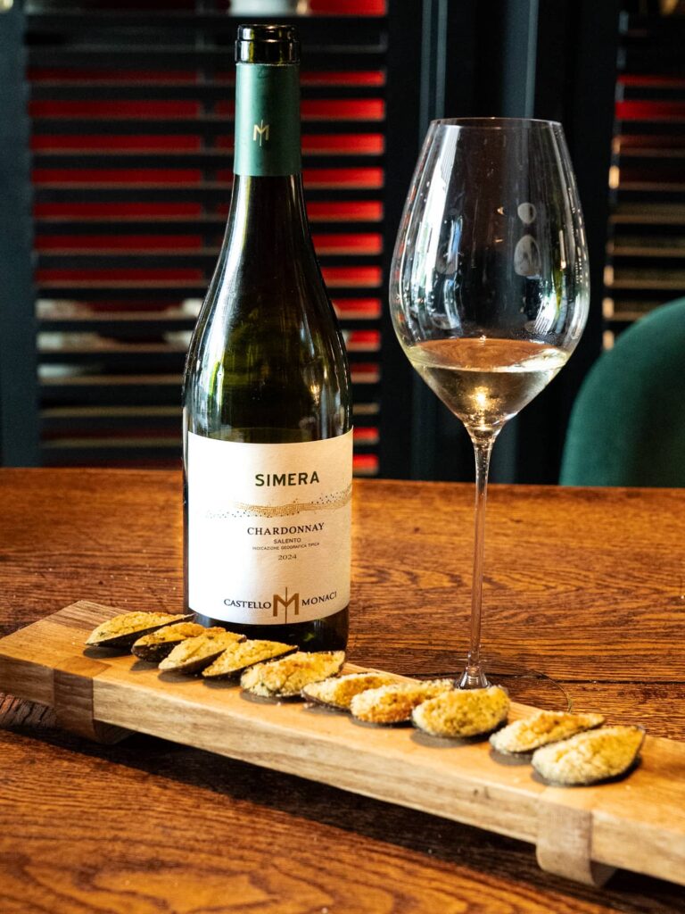 giuse simera castello monaci Création d'accords mets/vins