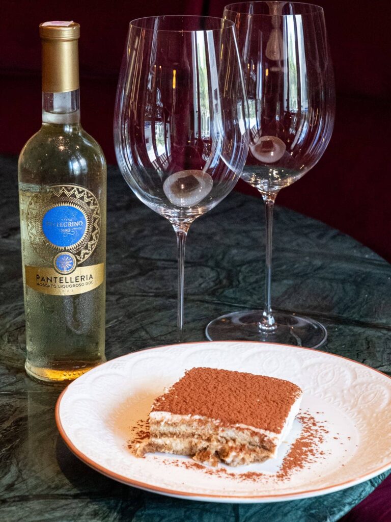 giuse tiramisu accord Création d'accords mets/vins