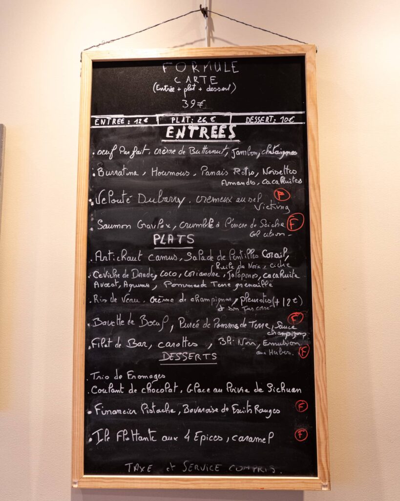 ripaille carte formule restaurant ripaille