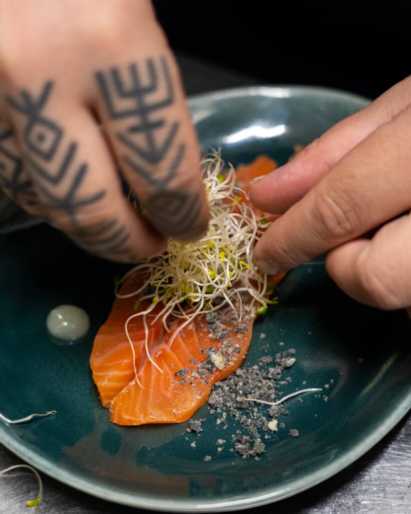 ripaille gravlax saumon dressage restaurant ripaille