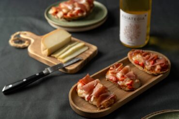 Accord Artha blanc Egiategia bruschetta basque