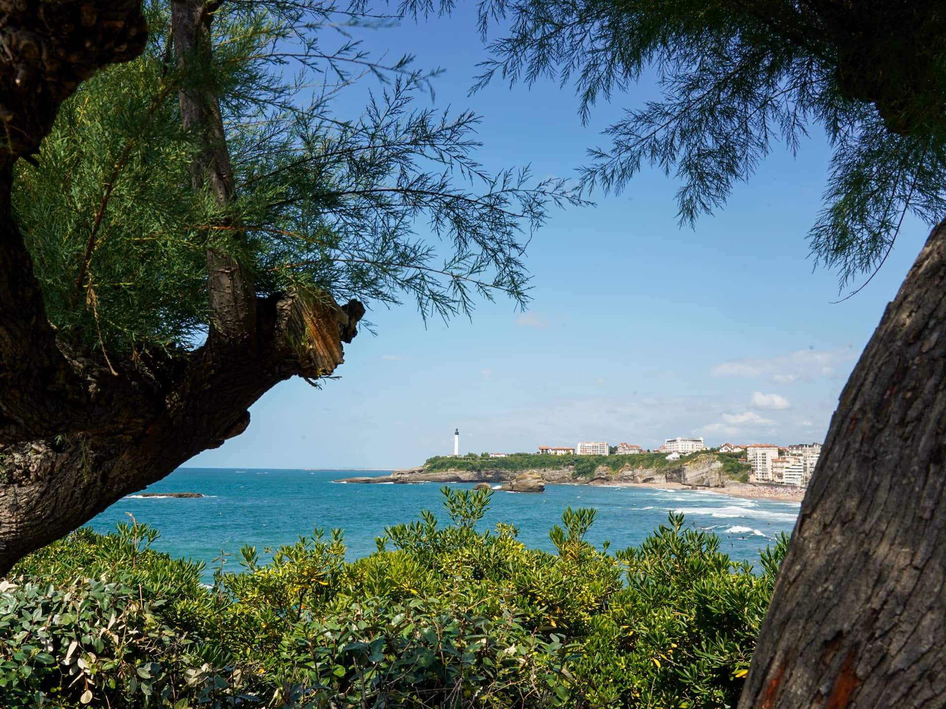 Biarritz Pays-Basque vue sur le phare